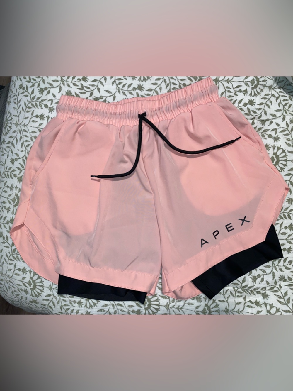 APEX ApexLite 3.0 Pale Pink Moisture Wicking Athletic Shorts